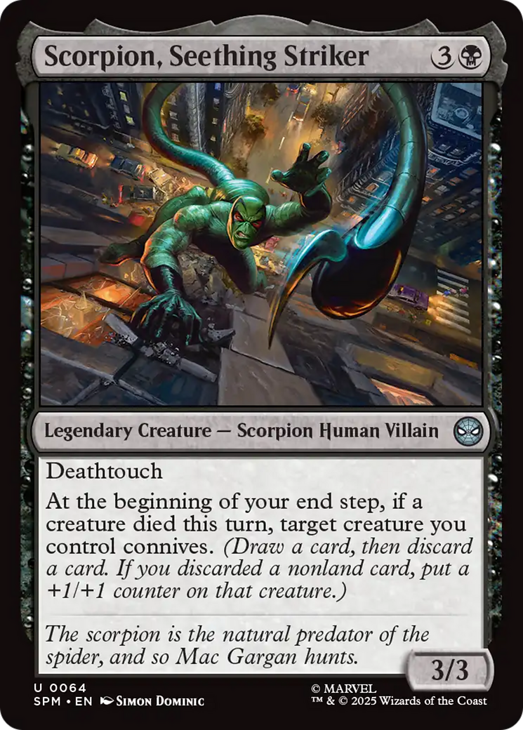 Scorpion, Seething Striker [Marvel's Spider-Man] | Devastation Store