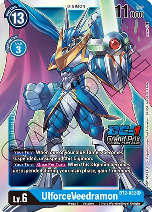 UlforceVeedramon [BT2-032] (DC-1 Grand Prix) [Release Special Booster Promos] | Devastation Store