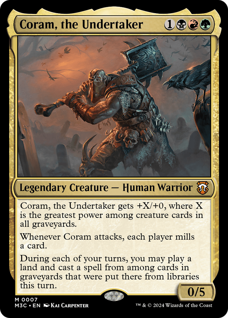 Coram, the Undertaker [Modern Horizons 3 Commander] | Devastation Store