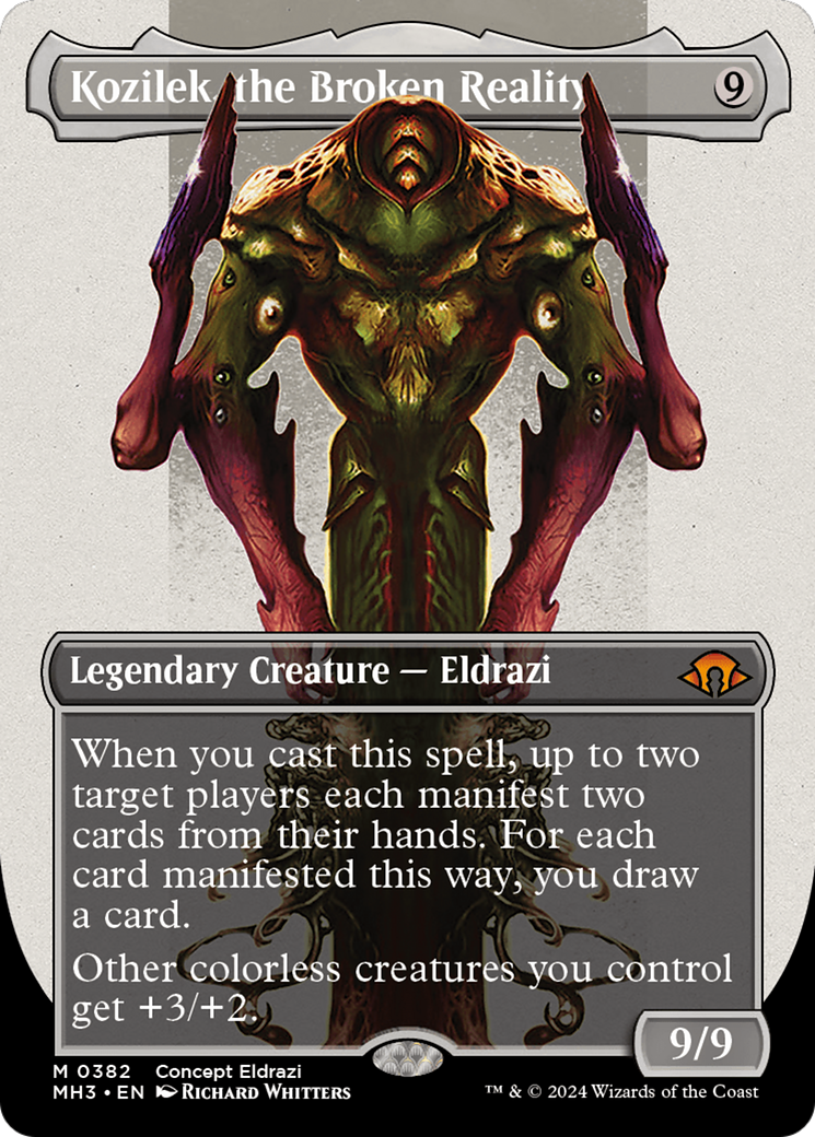 Kozilek, the Broken Reality (Borderless) [Modern Horizons 3] | Devastation Store