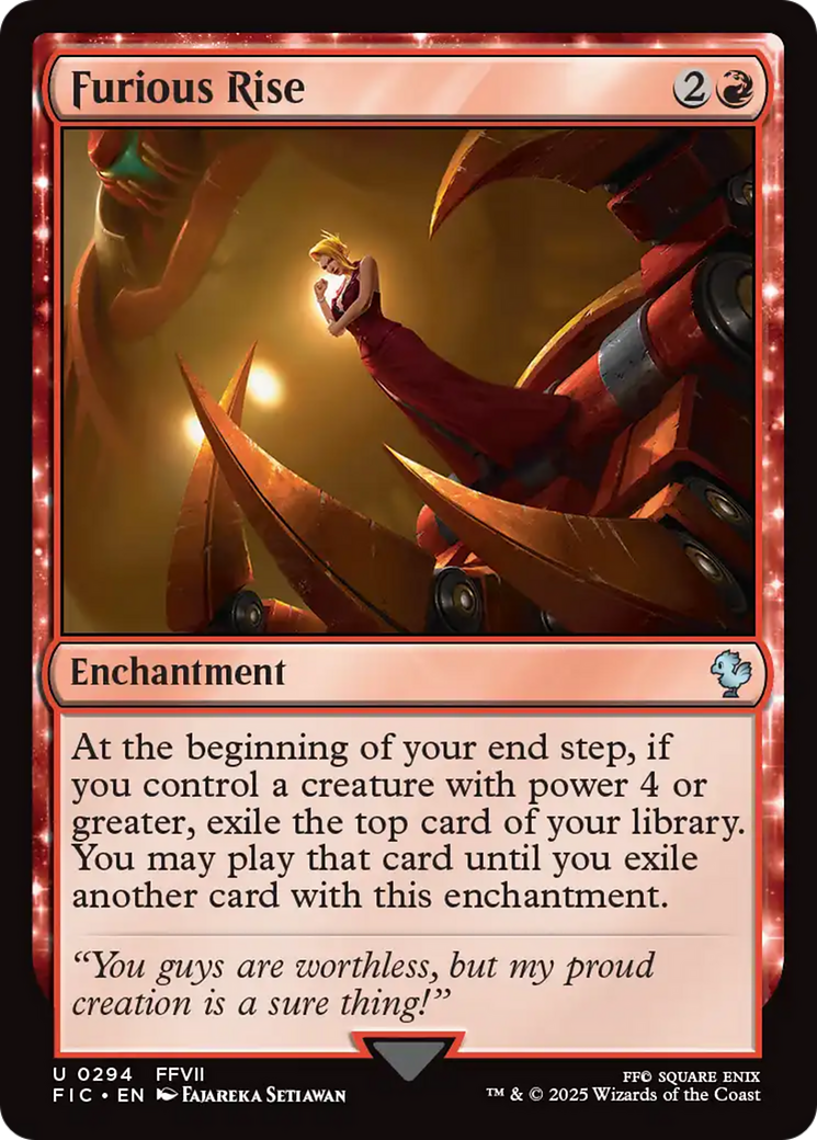 Furious Rise [FINAL FANTASY Commander] | Devastation Store