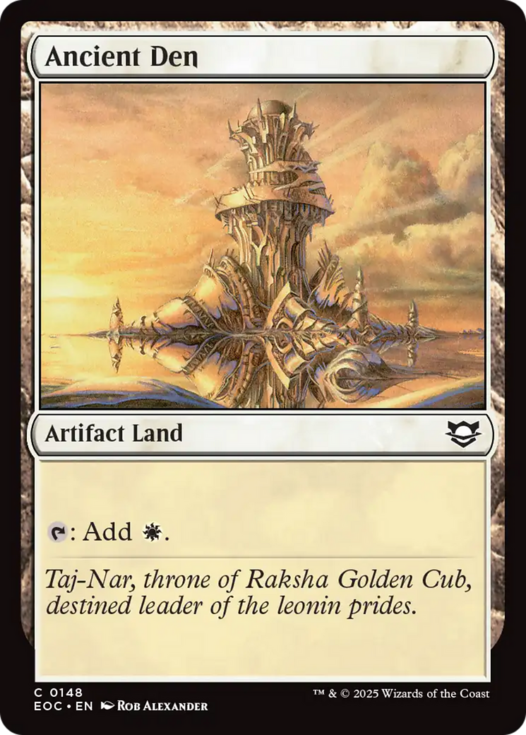 Ancient Den [Edge of Eternities Commander] | Devastation Store