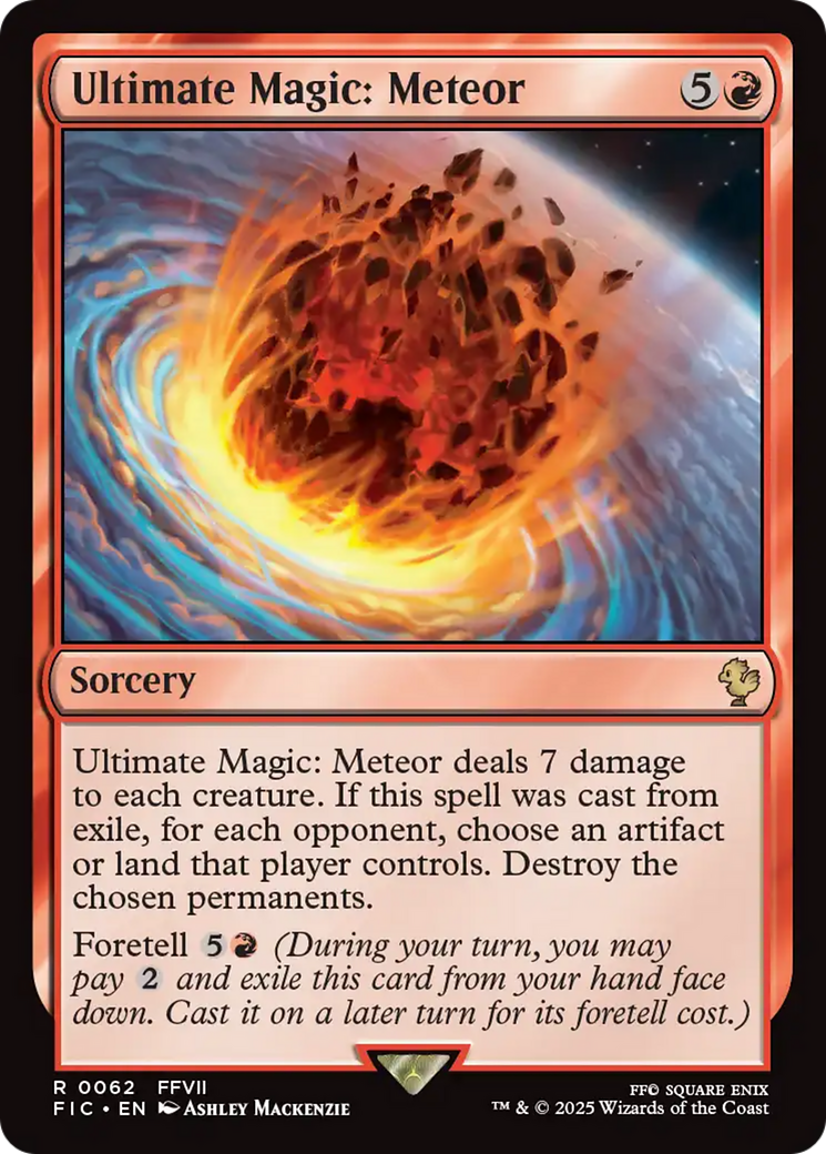 Ultimate Magic: Meteor [FINAL FANTASY Commander] | Devastation Store
