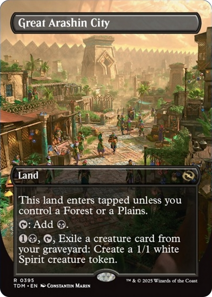 Great Arashin City (Borderless) [Tarkir: Dragonstorm] | Devastation Store