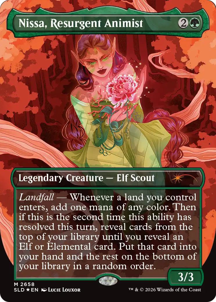 Nissa, Resurgent Animist [Secret Lair Drop Series] | Devastation Store