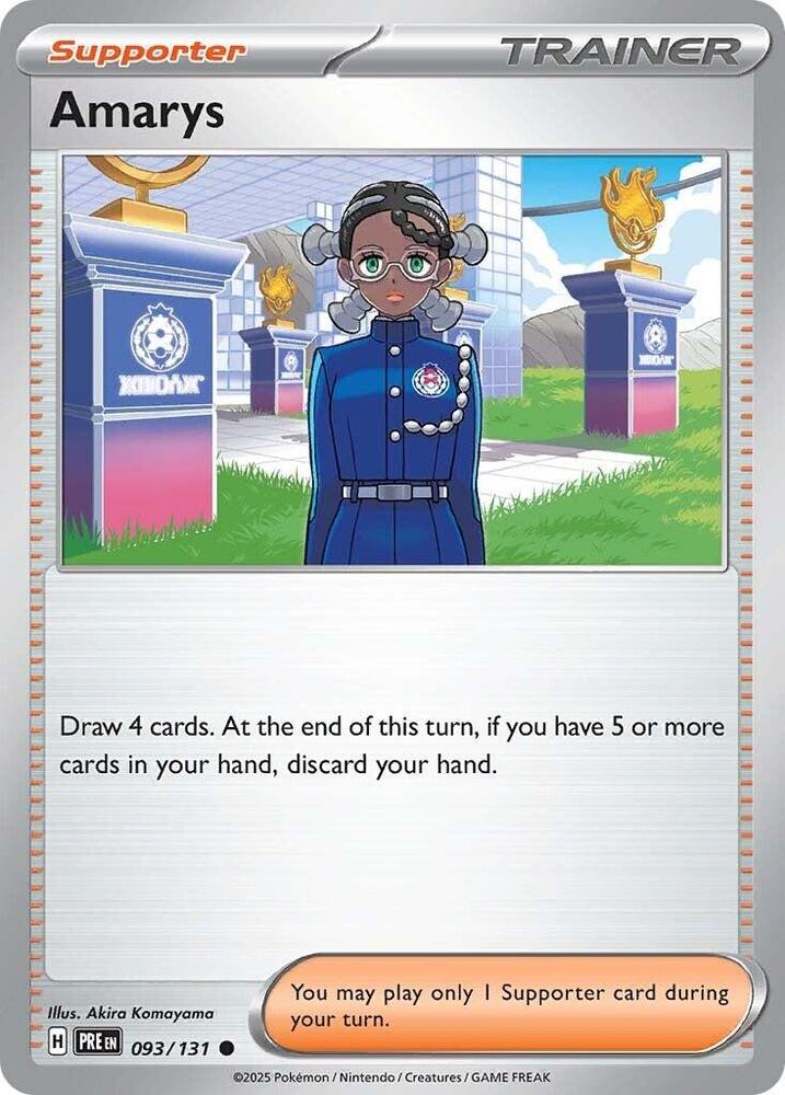 Amarys (093/131) [Scarlet & Violet: Prismatic Evolutions] | Devastation Store