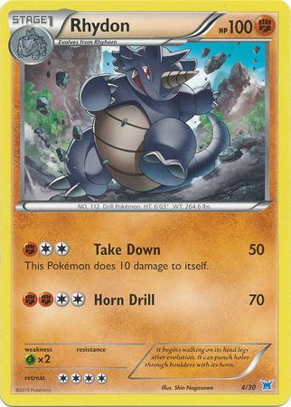 Rhydon (4/30) [XY: Trainer Kit 2 - Latios] | Devastation Store