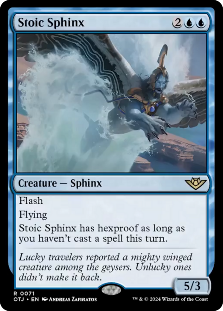 Stoic Sphinx [Outlaws of Thunder Junction] | Devastation Store