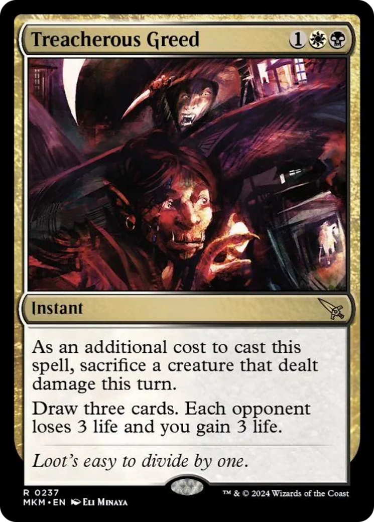Treacherous Greed [Murders at Karlov Manor] | Devastation Store