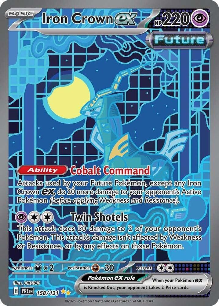 Iron Crown ex (158/131) [Scarlet & Violet: Prismatic Evolutions] | Devastation Store