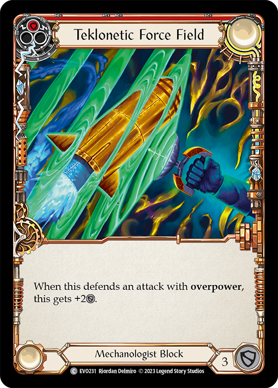 Teklonetic Force Field (Red) [EVO231] (Bright Lights)  Rainbow Foil | Devastation Store