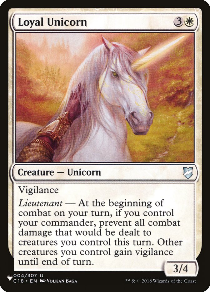 Loyal Unicorn [The List] | Devastation Store