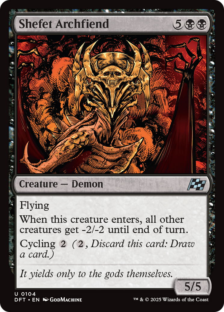 Shefet Archfiend [Aetherdrift] | Devastation Store