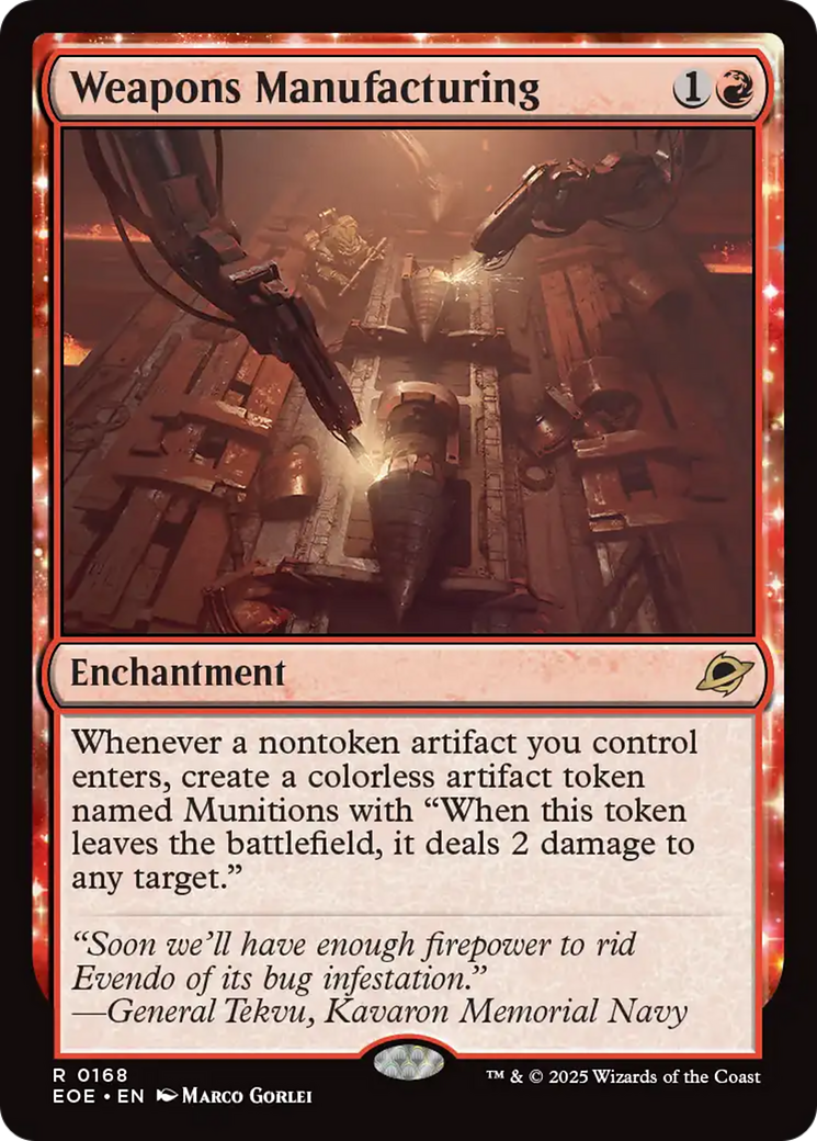 Weapons Manufacturing [Edge of Eternities] | Devastation Store