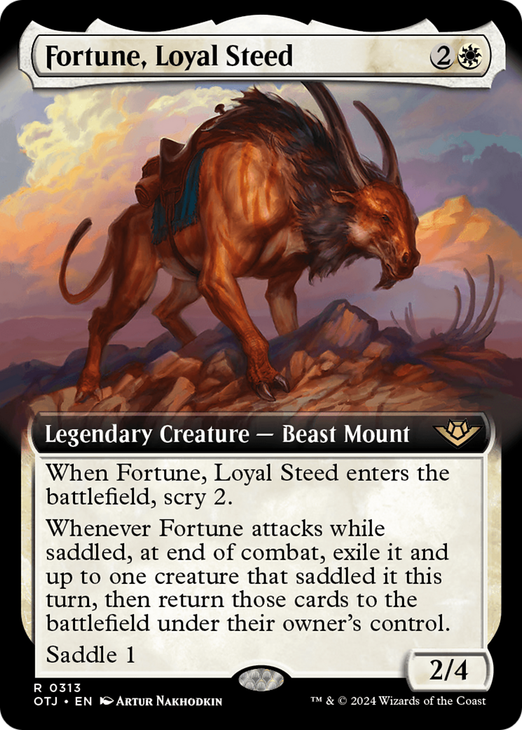 Fortune, Loyal Steed (Extended Art) [Outlaws of Thunder Junction] | Devastation Store