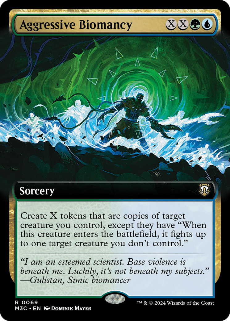 Aggressive Biomancy (Extended Art) [Modern Horizons 3 Commander] | Devastation Store