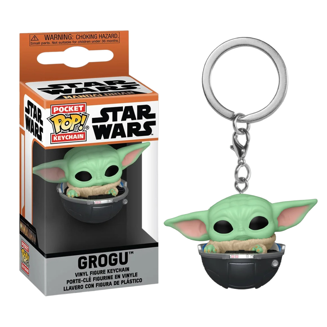 Funko Pop Keychain Llavero Star Wars The Mandalorian Grogu | Devastation Store