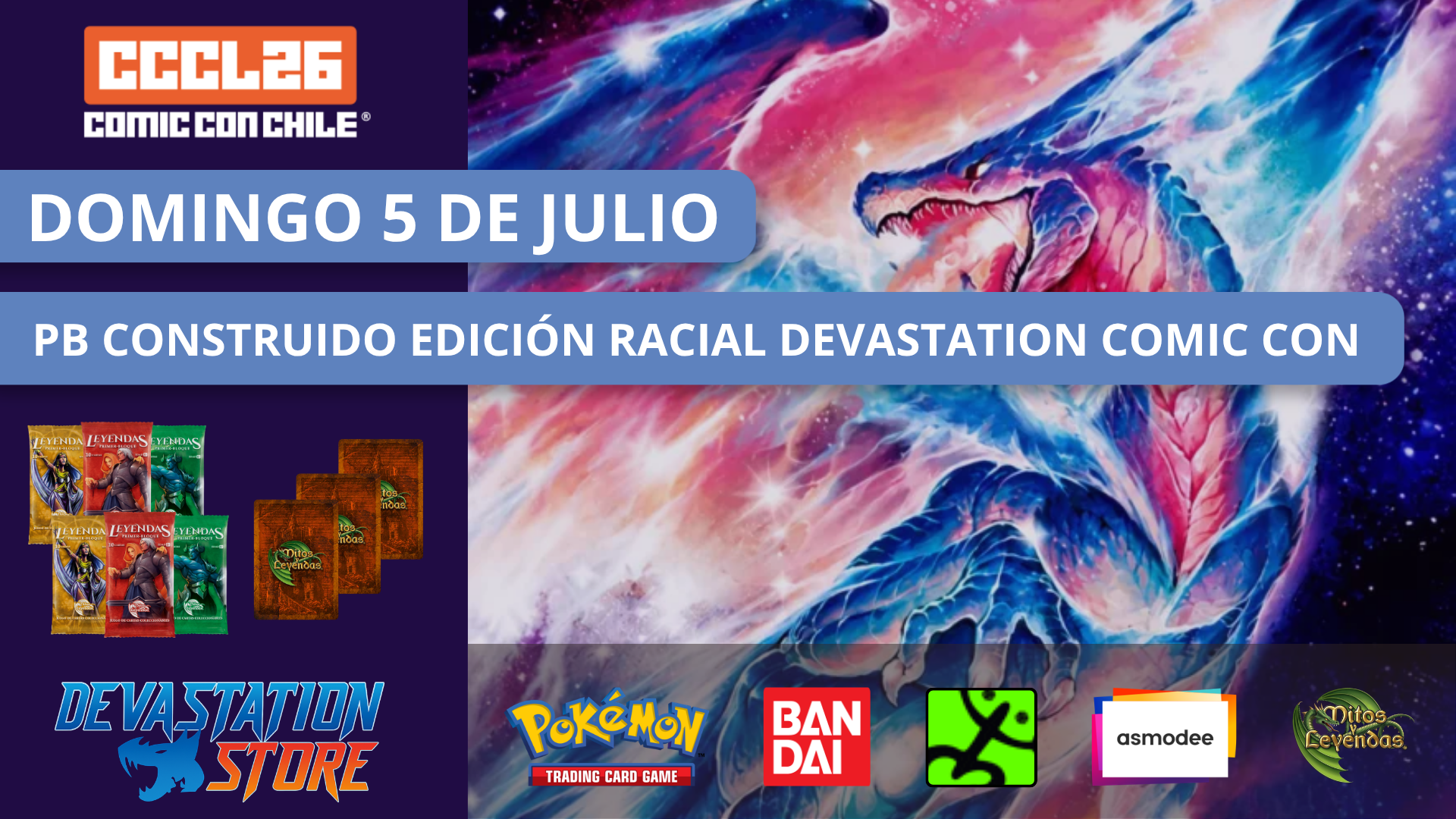 CLASIFICATORIO NACIONAL PB COMIC CON DOMINGO 5 DE JULIO | Devastation Store