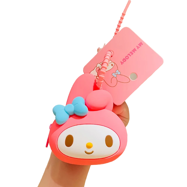 Monedero Con Llavero Kuromi Hello Kitty My Melody Sanrio | Devastation Store