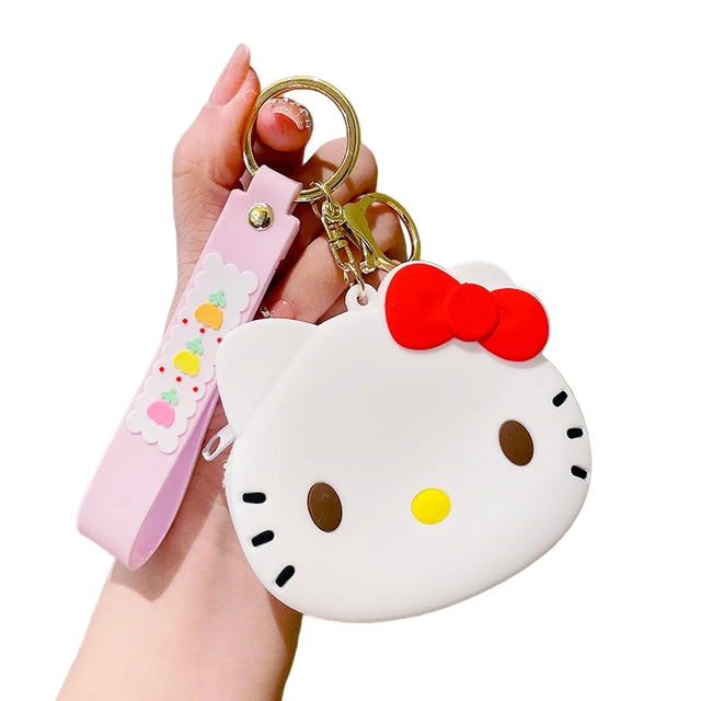 Monedero Con Llavero Kuromi Hello Kitty My Melody Sanrio | Devastation Store