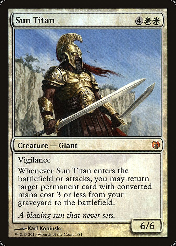 Sun Titan [Duel Decks: Heroes vs. Monsters] | Devastation Store