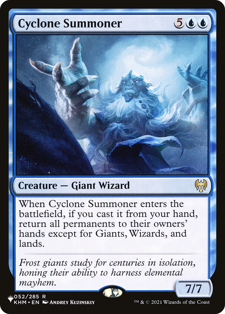 Cyclone Summoner [The List] | Devastation Store