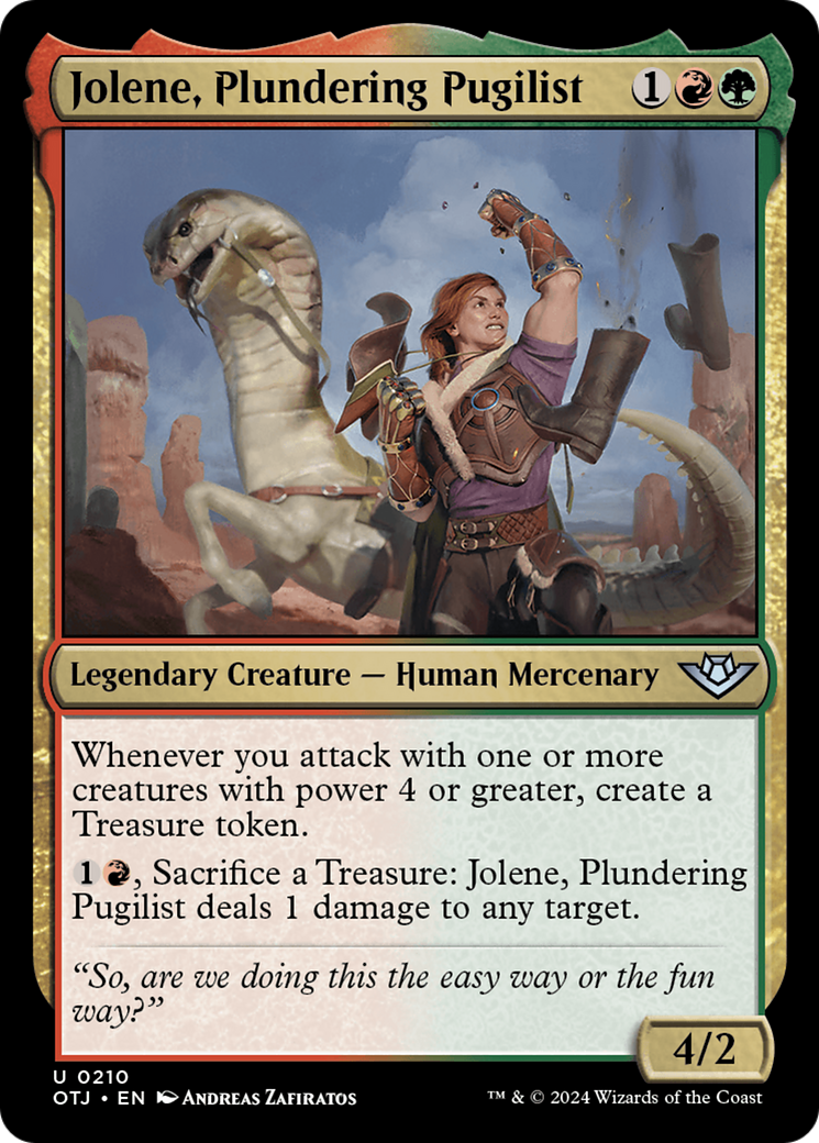 Jolene, Plundering Pugilist [Outlaws of Thunder Junction] | Devastation Store