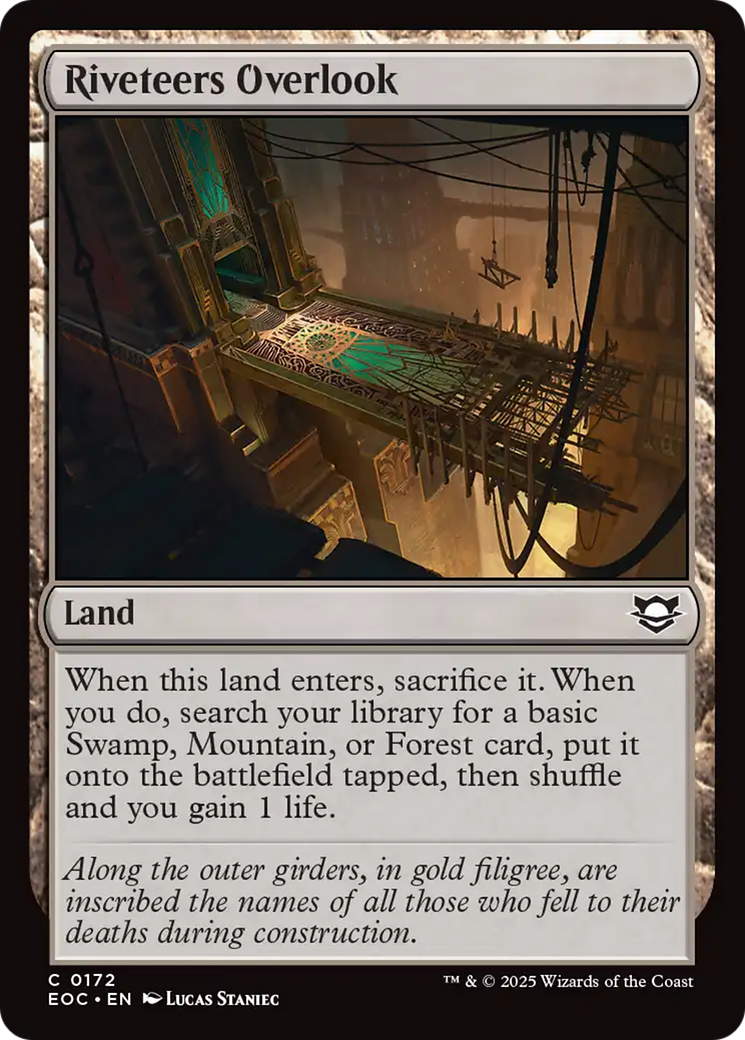 Riveteers Overlook [Edge of Eternities Commander] | Devastation Store