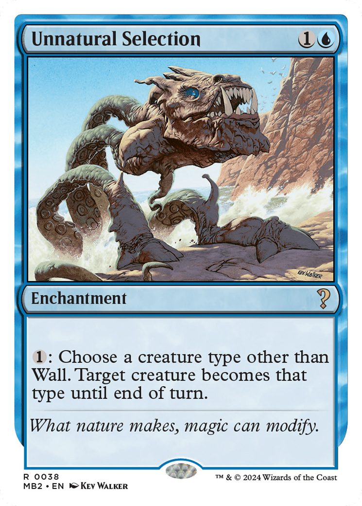 Unnatural Selection (White Border) [Mystery Booster 2] | Devastation Store