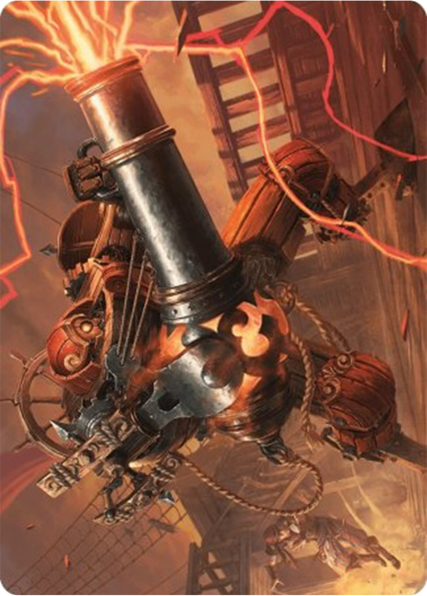 Blaster Hulk Art Card [Modern Horizons 3 Art Series] | Devastation Store