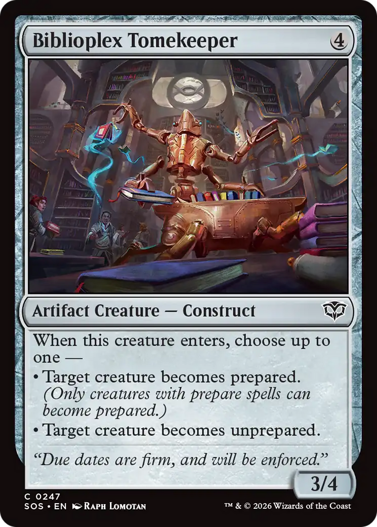 Biblioplex Tomekeeper [Secrets of Strixhaven] | Devastation Store