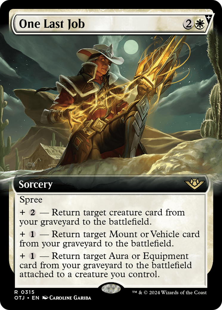 One Last Job (Extended Art) [Outlaws of Thunder Junction] | Devastation Store