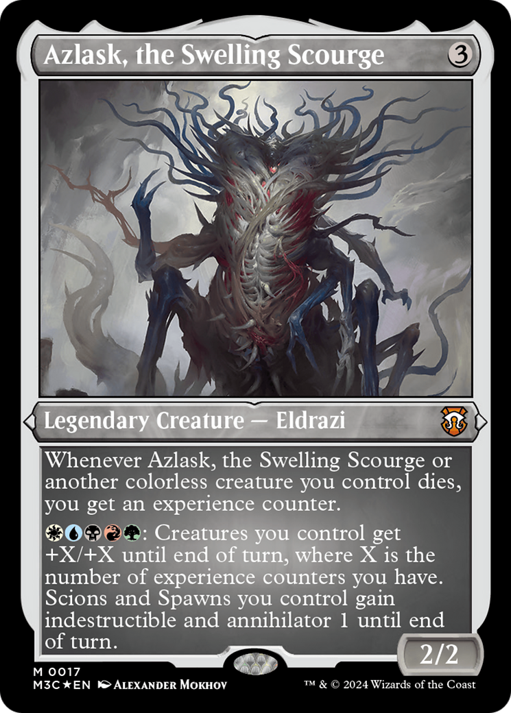 Azlask, the Swelling Scourge (Foil Etched) [Modern Horizons 3 Commander] | Devastation Store