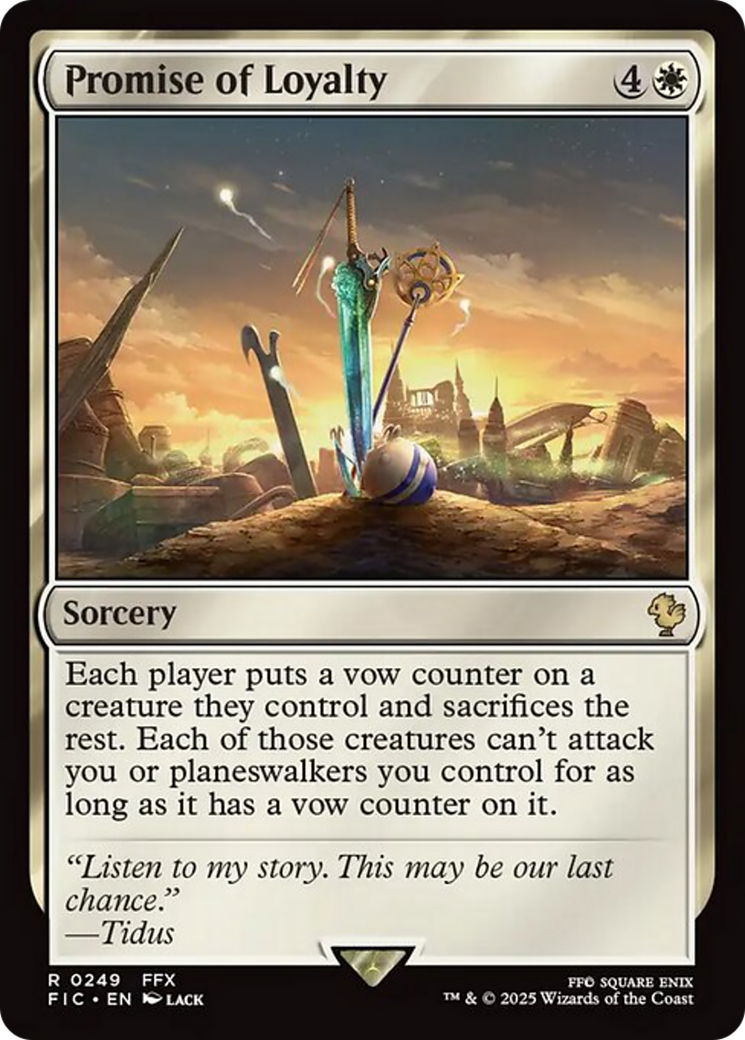 Promise of Loyalty [FINAL FANTASY Commander] | Devastation Store
