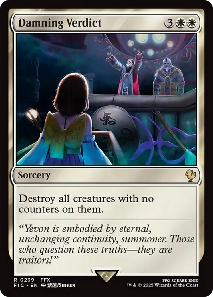 Damning Verdict [FINAL FANTASY Commander] | Devastation Store