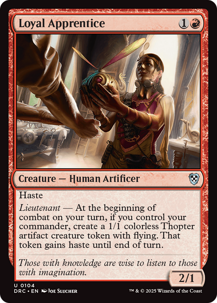 Loyal Apprentice [Aetherdrift Commander] | Devastation Store