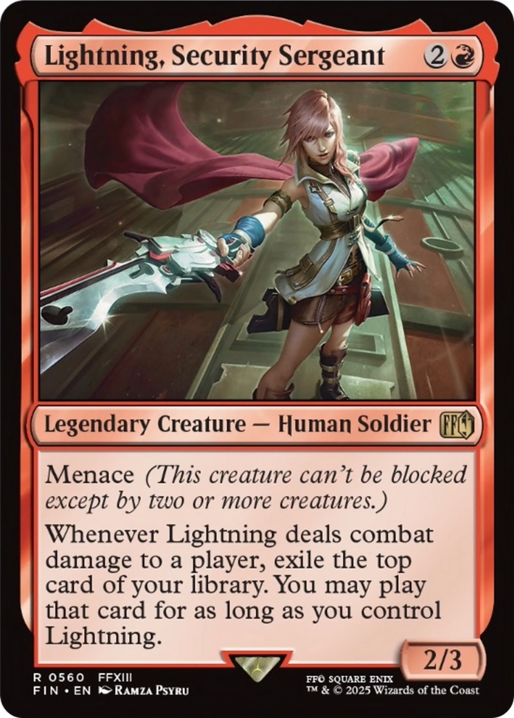 Lightning, Security Sergeant [FINAL FANTASY] | Devastation Store