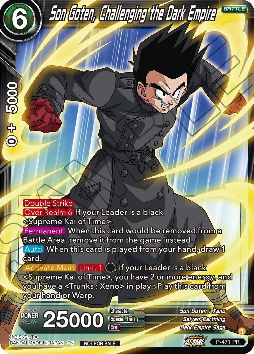 Son Goten, Challenging the Dark Empire (Z03 Dash Pack) (P-471) [Promotion Cards] | Devastation Store