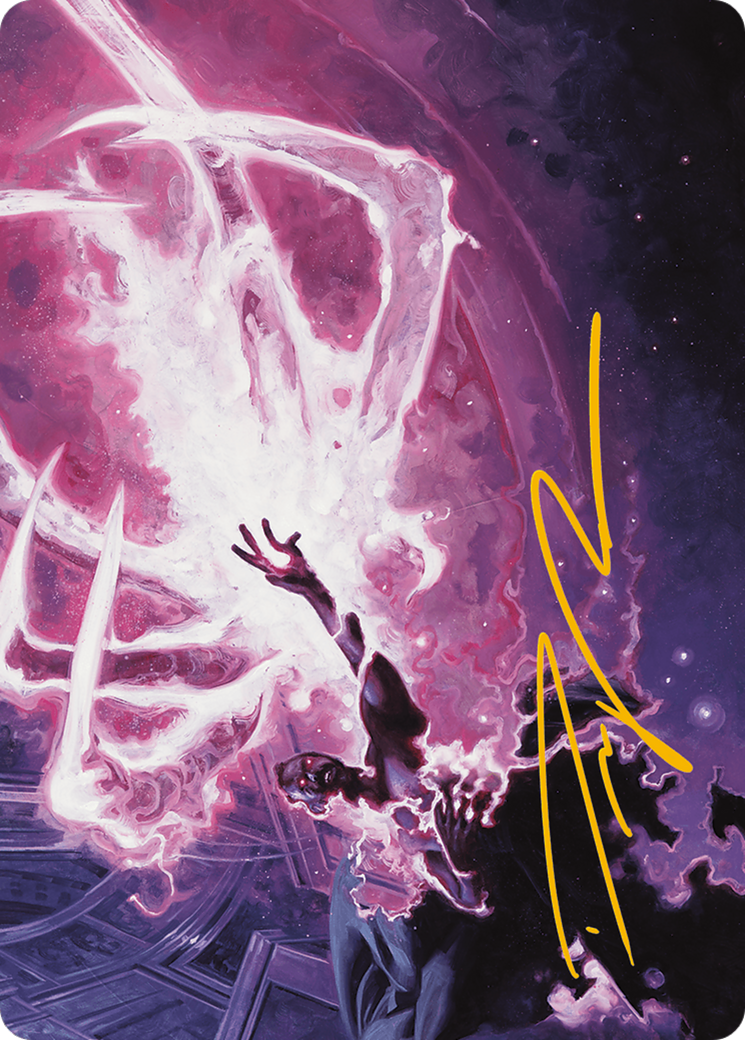 Flare of Malice Art Card (Gold-Stamped Signature) [Modern Horizons 3 Art Series] | Devastation Store
