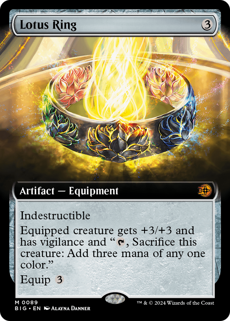 Lotus Ring (Extended Art) [Outlaws of Thunder Junction: The Big Score] | Devastation Store