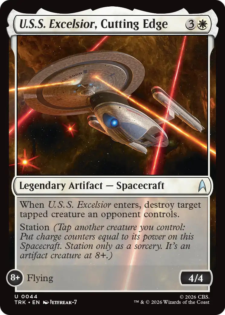 U.S.S. Excelsior, Cutting Edge [Star Trek] | Devastation Store