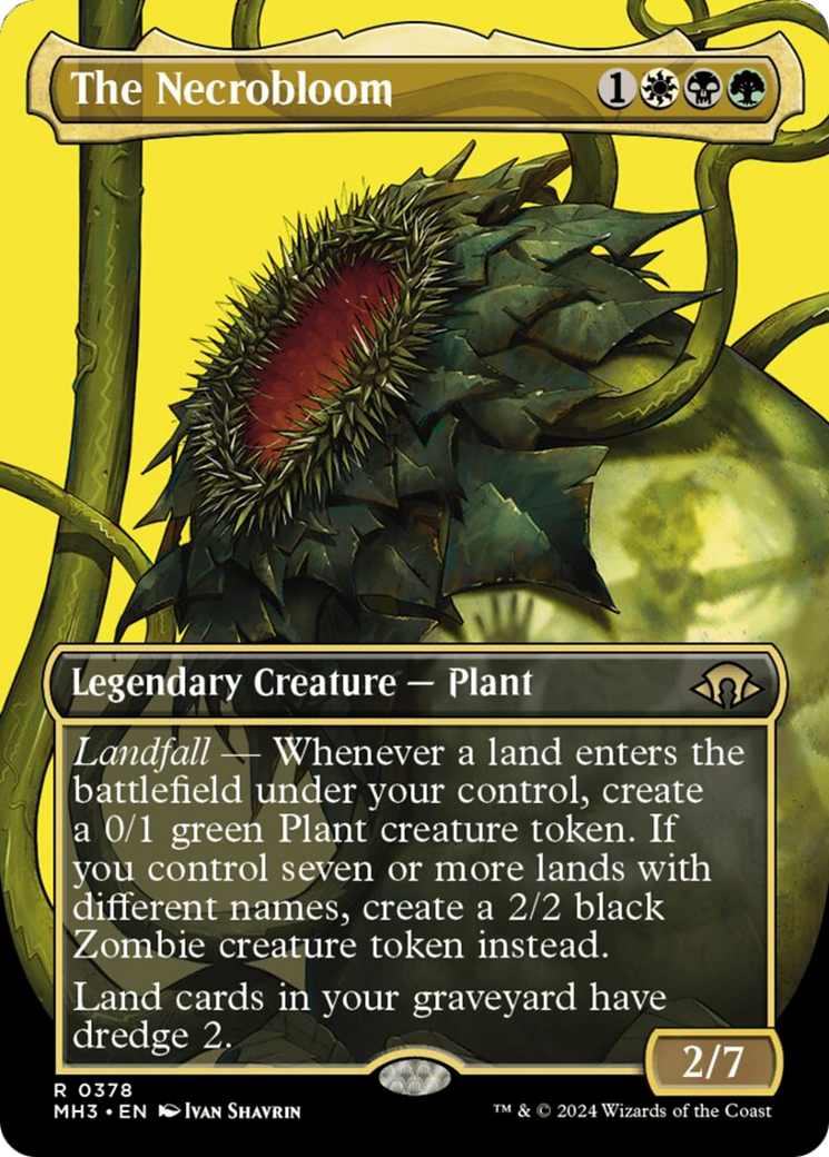 The Necrobloom (Borderless) [Modern Horizons 3] | Devastation Store