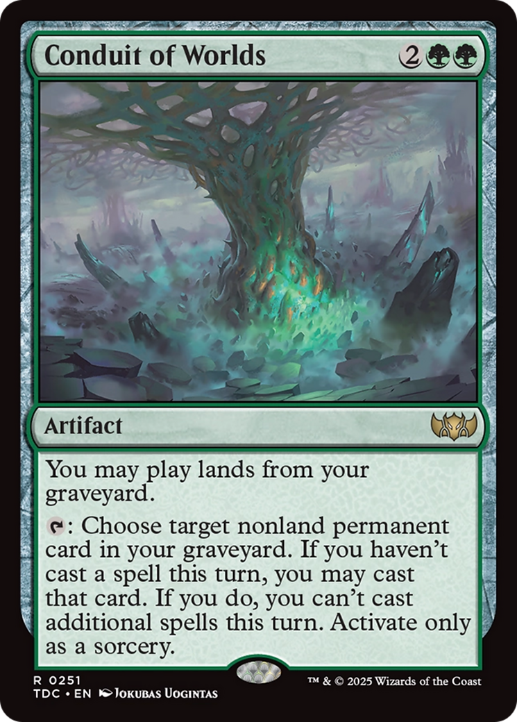 Conduit of Worlds [Tarkir: Dragonstorm Commander] | Devastation Store