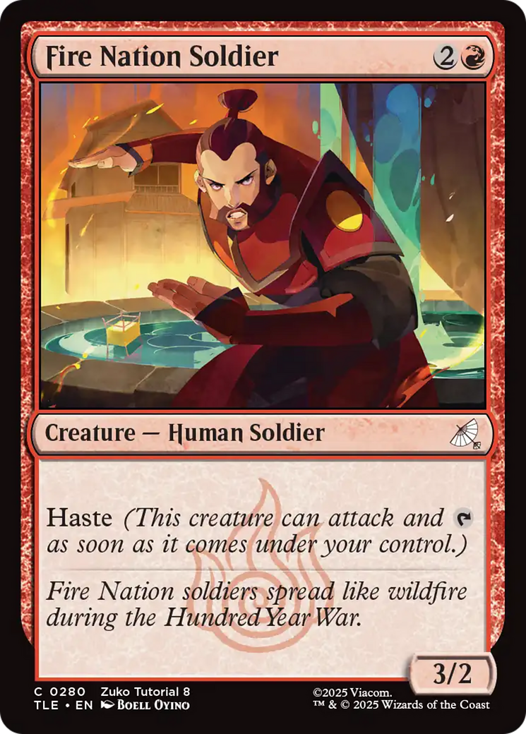 Fire Nation Soldier (0280) [Avatar: The Last Airbender: Eternal-Legal] | Devastation Store