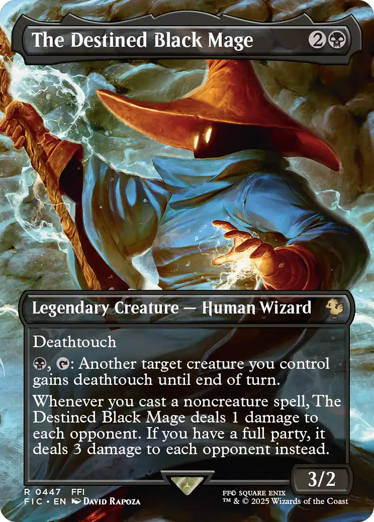 The Destined Black Mage (Borderless) [FINAL FANTASY Commander] | Devastation Store