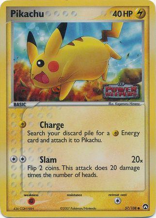 Pikachu (57/108) (Stamped) [EX: Power Keepers] | Devastation Store