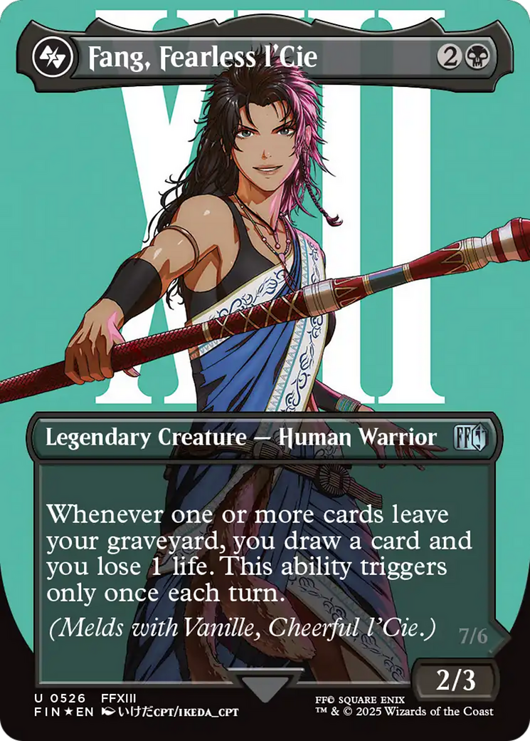 Fang, Fearless l'Cie (Borderless) (Surge Foil) [FINAL FANTASY] | Devastation Store