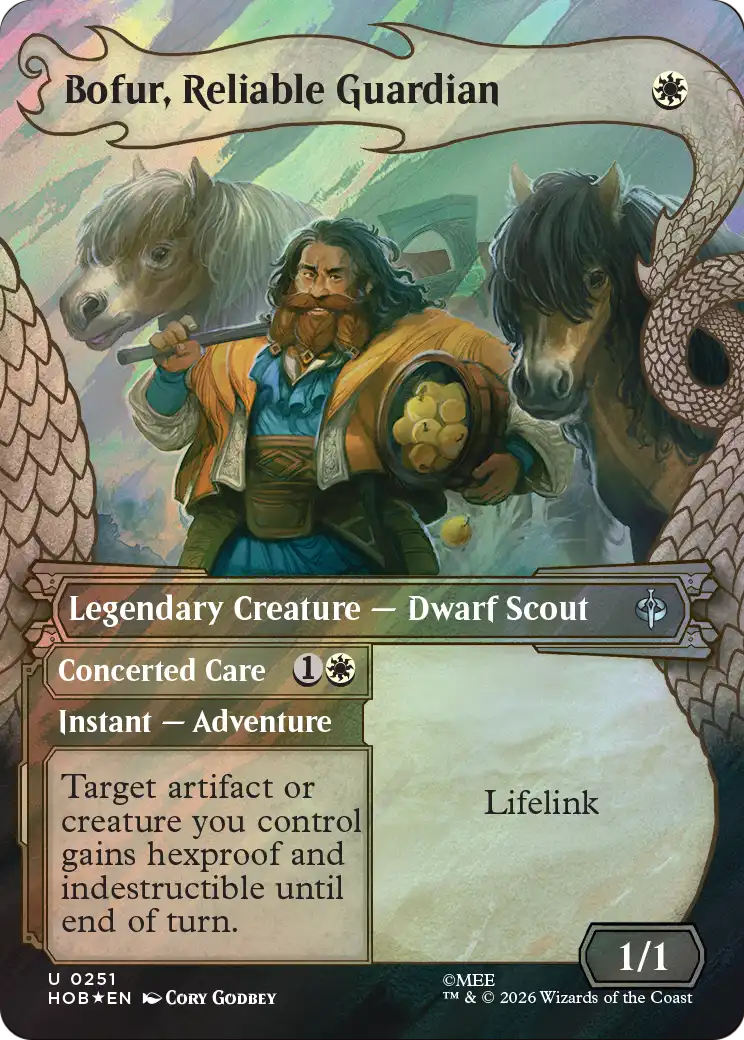 Bofur, Reliable Guardian (Showcase) (Surge Foil) [The Hobbit] | Devastation Store