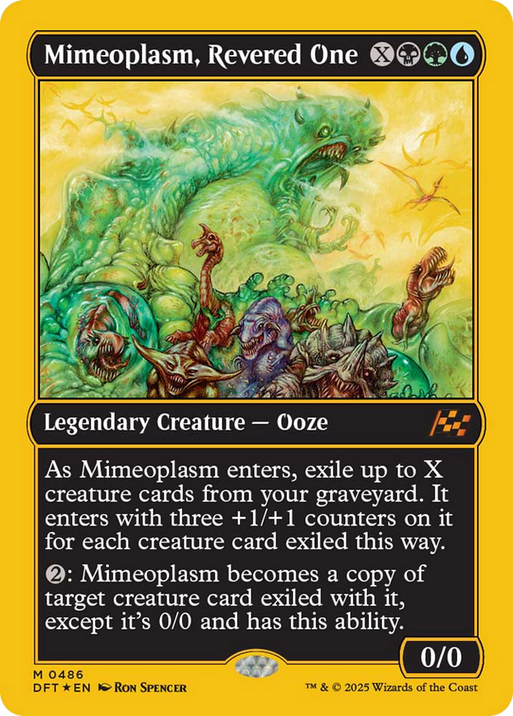 Mimeoplasm, Revered One (First-Place Foil) [Aetherdrift] | Devastation Store