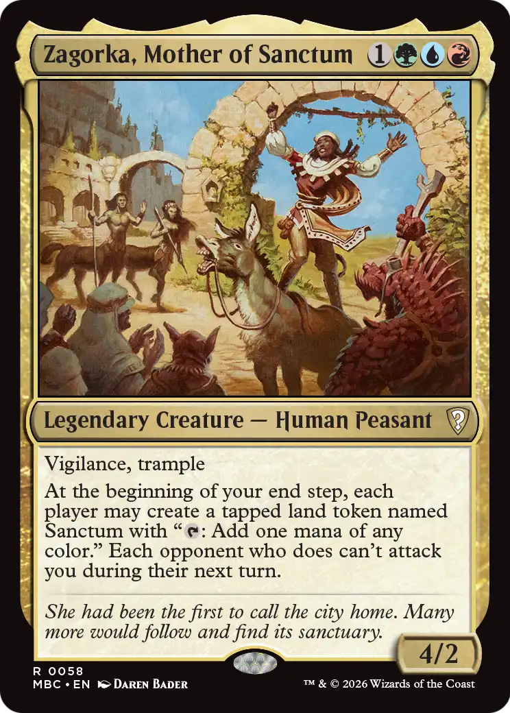 Zagorka, Mother of Sanctum [Mystery Booster: Commander Edition] | Devastation Store